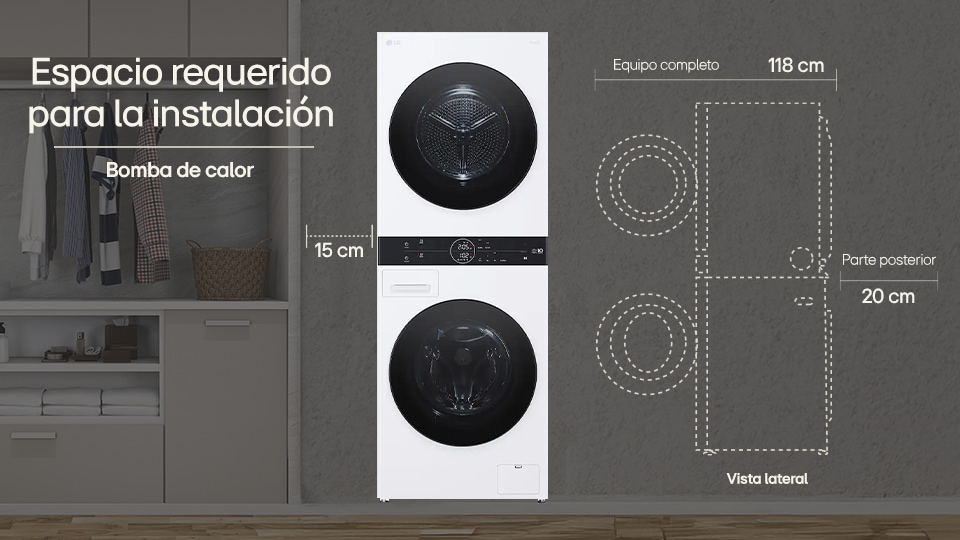 Dimensiones WashTower